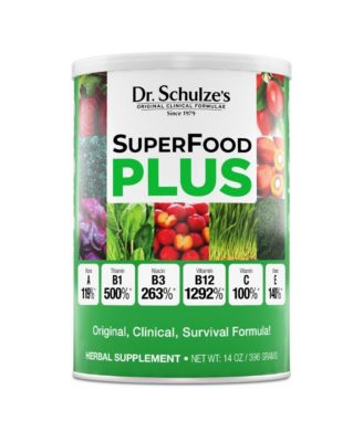 SuperFood Plus - Herbal Vitamin and Mineral Concentrate - Gluten-Free  - 14 oz Powder