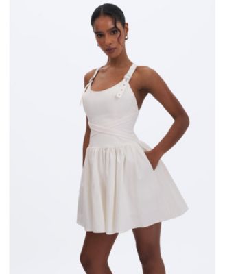 ladies white denim dress Women's Dresses formal dresses near me