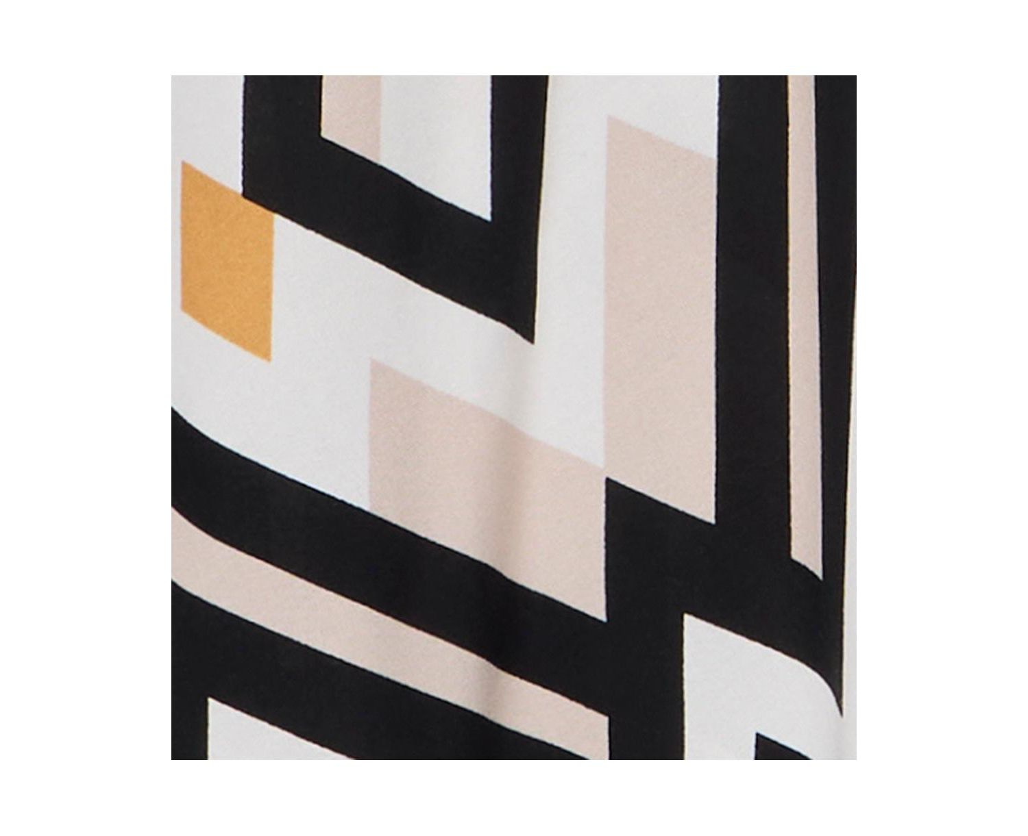 Women's Monaco Geometric V-Neck Maxi Dress