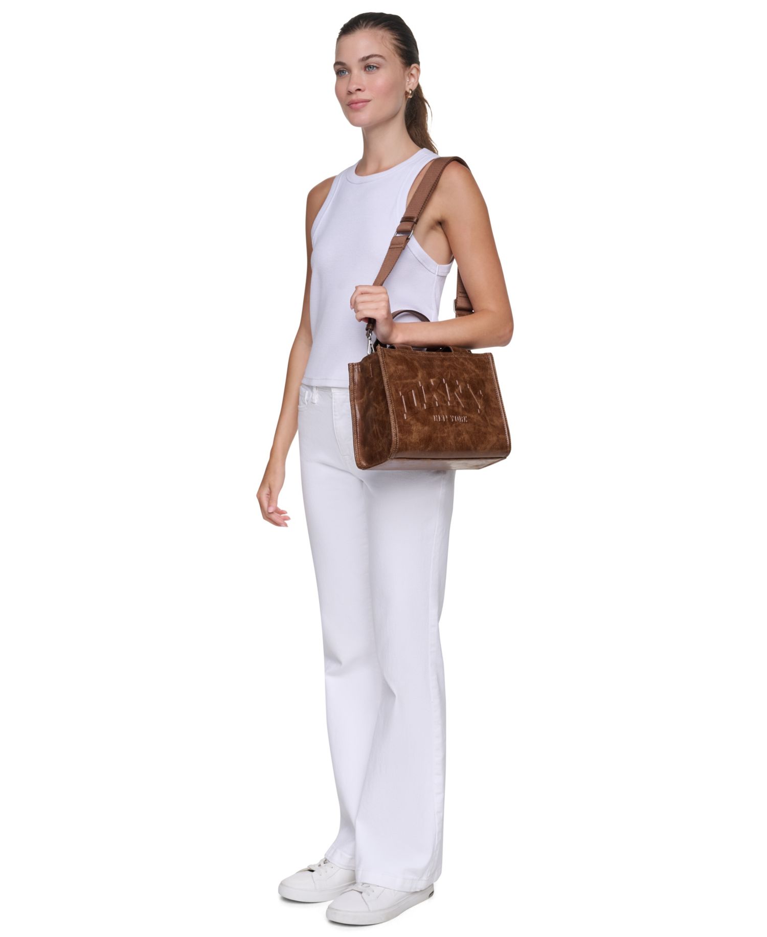 Hadlee Small Crossbody Zipper Tote Handbag
