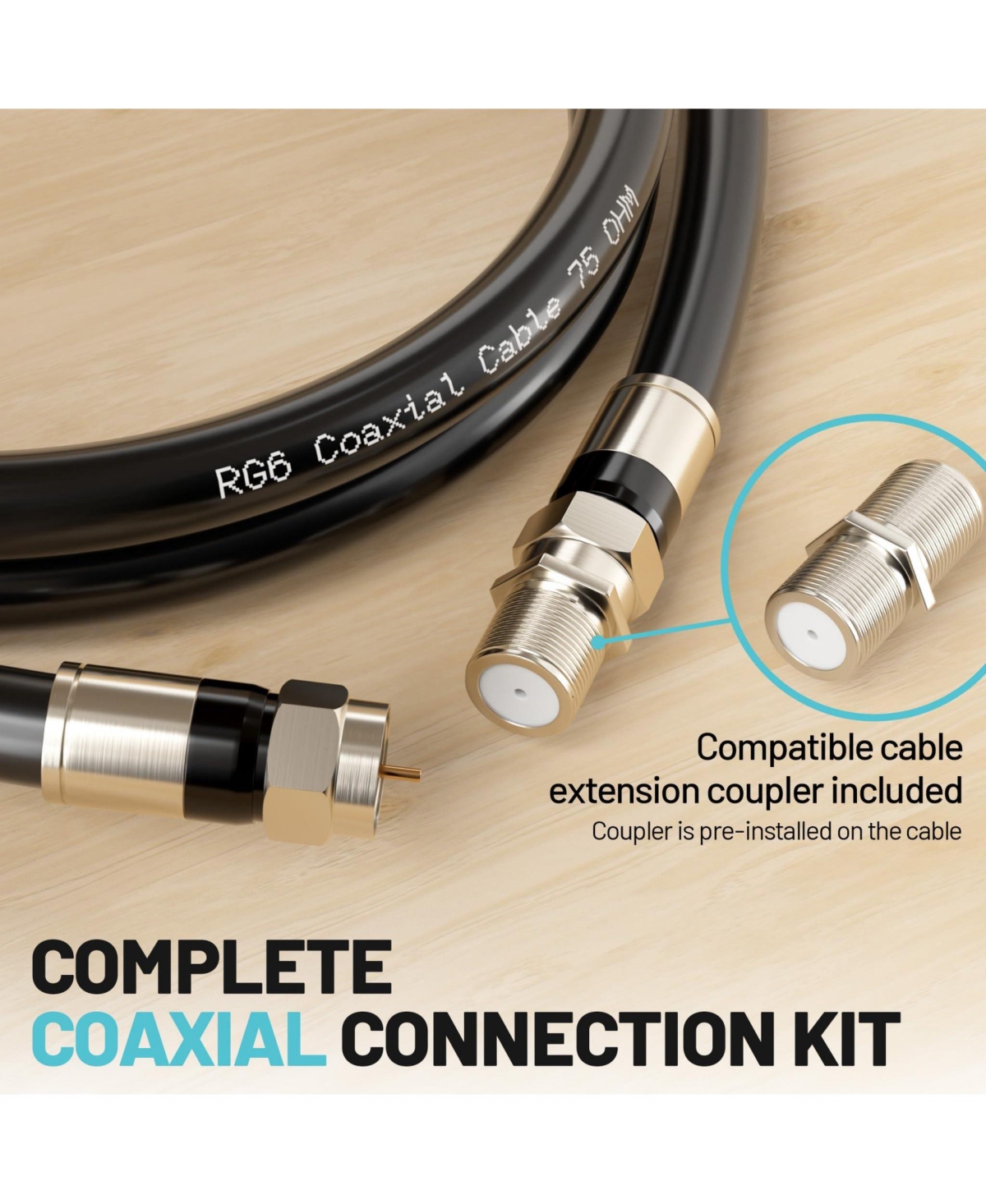 Lofree RG6 4K High-Speed Internet Coaxial Cable