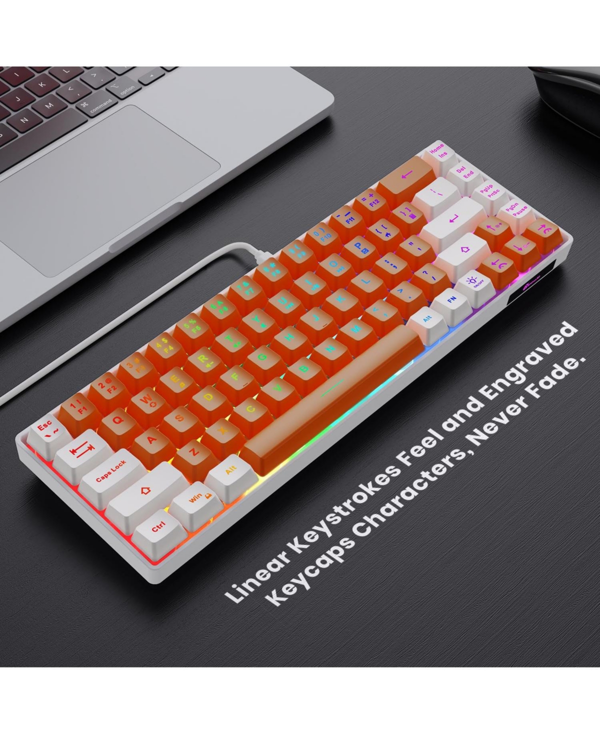 Lofree 65% Compact Wired Membrane Gaming Keyboard