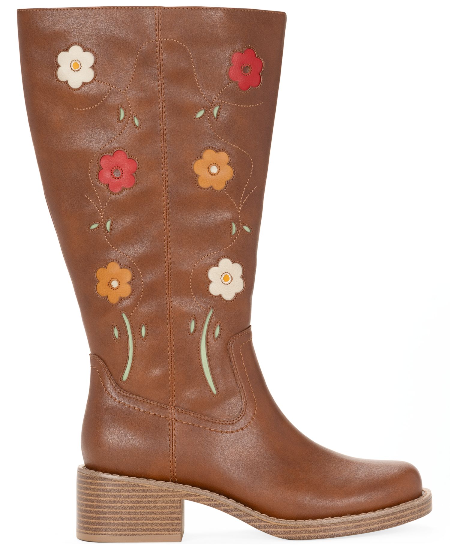 Women's Warblerr Square Toe Tall Boots, Created for Macy's, Regular & Wide Calf