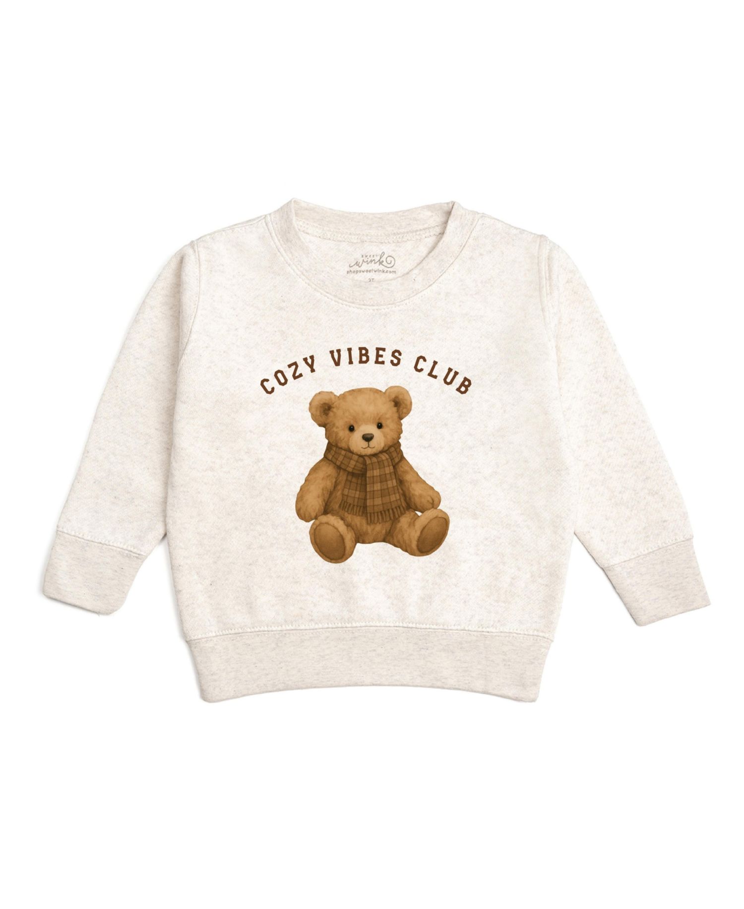 Little Boys Cozy Teddy Sweatshirt