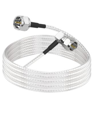 Right-Angle F-Type 75 Ohm Coaxial Cable