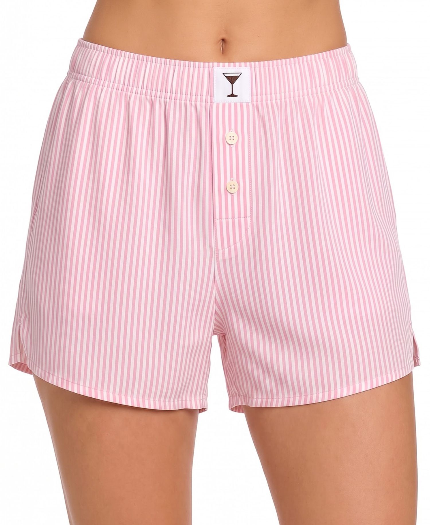 Women's Rayon Woven Poplin Pajama Shorts, 2-Pack