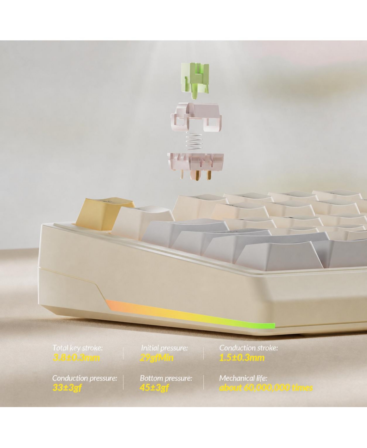 Lofree Wireless Triple-Mode Hot-Swappable Gaming Keyboard