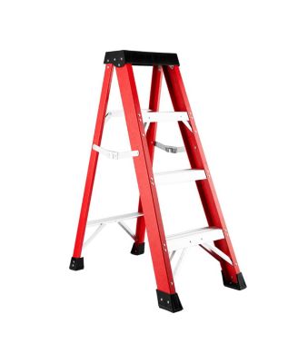 Fiberglass Single-Sided Insulated Stepladder, 330 lb Capacity