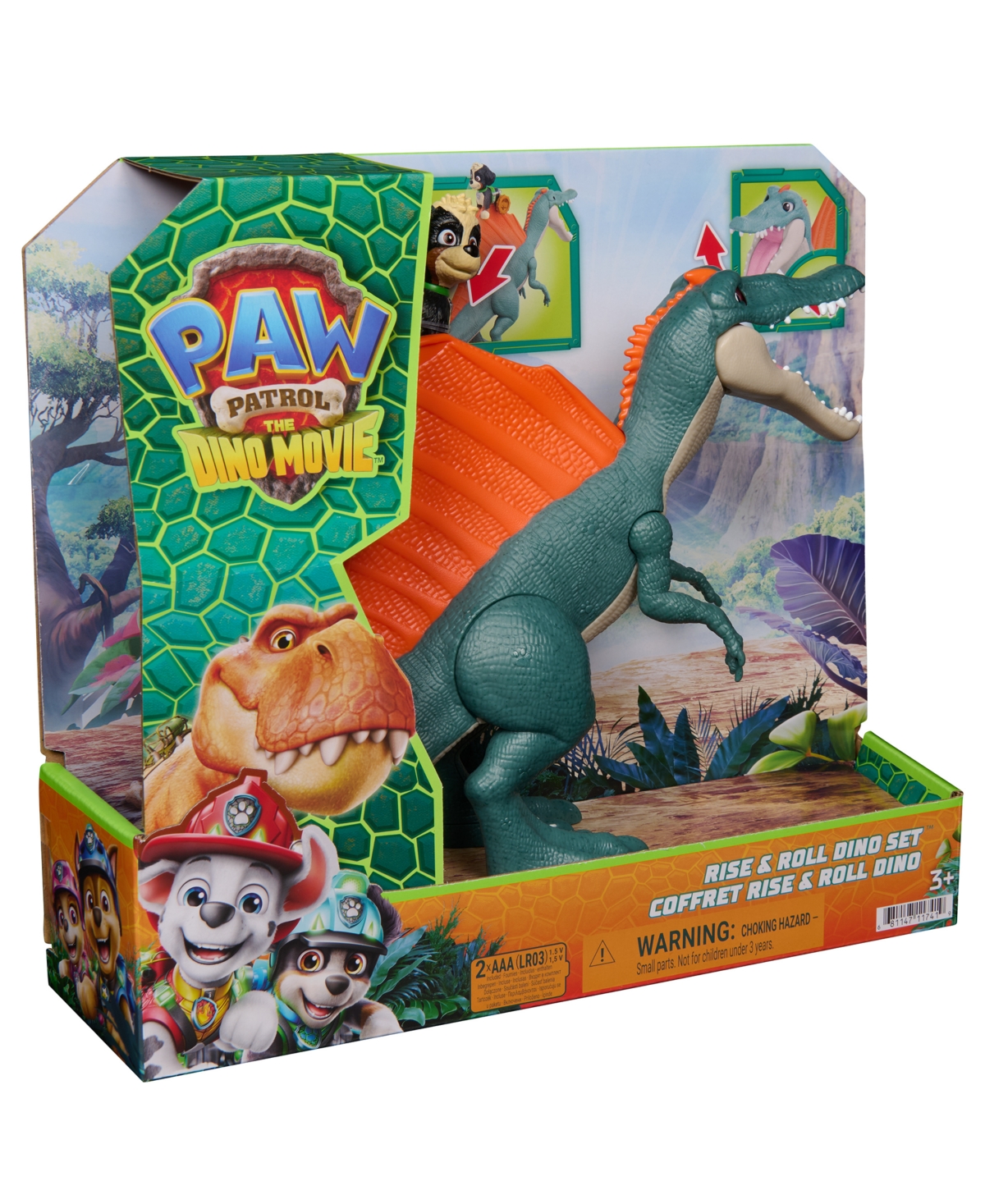 Paw Patrol Dino Rescue Responder 2-Piece Playset, Ages 3+