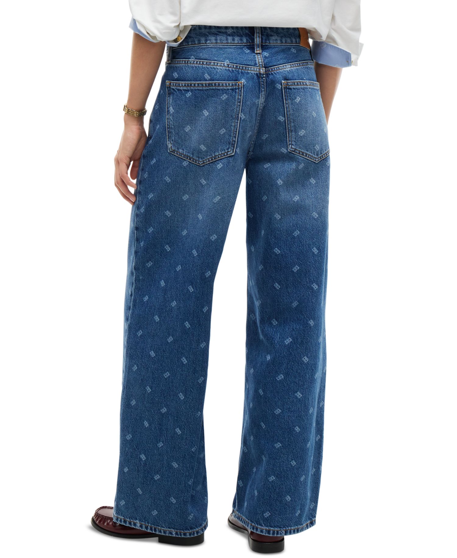 Women's American Icons High-Rise Wide-Leg Jeans