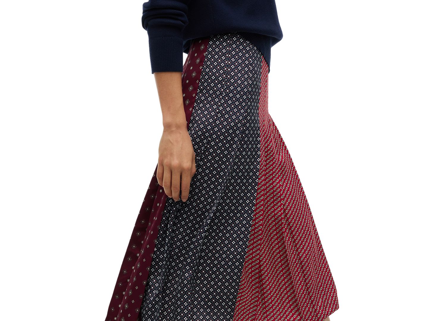 Women's American Icons Pleated Midi Skirt
