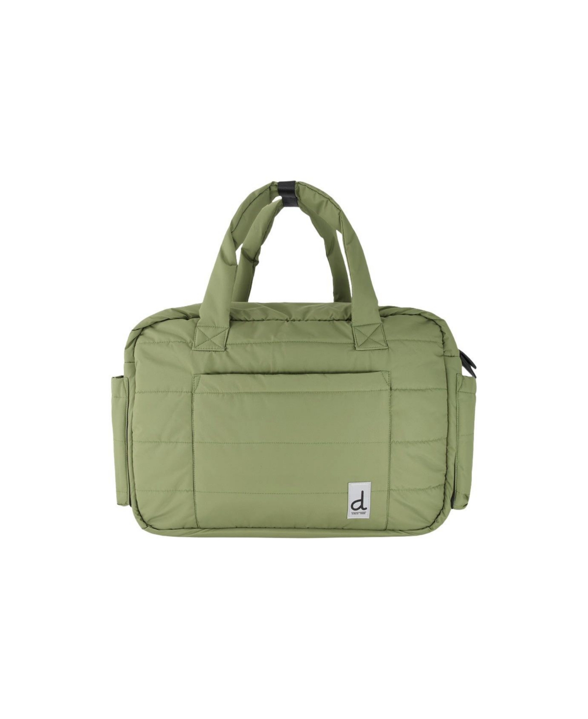 Deux par Deux Kids Unisex Diaper Bag with Changing Mat - Olive green