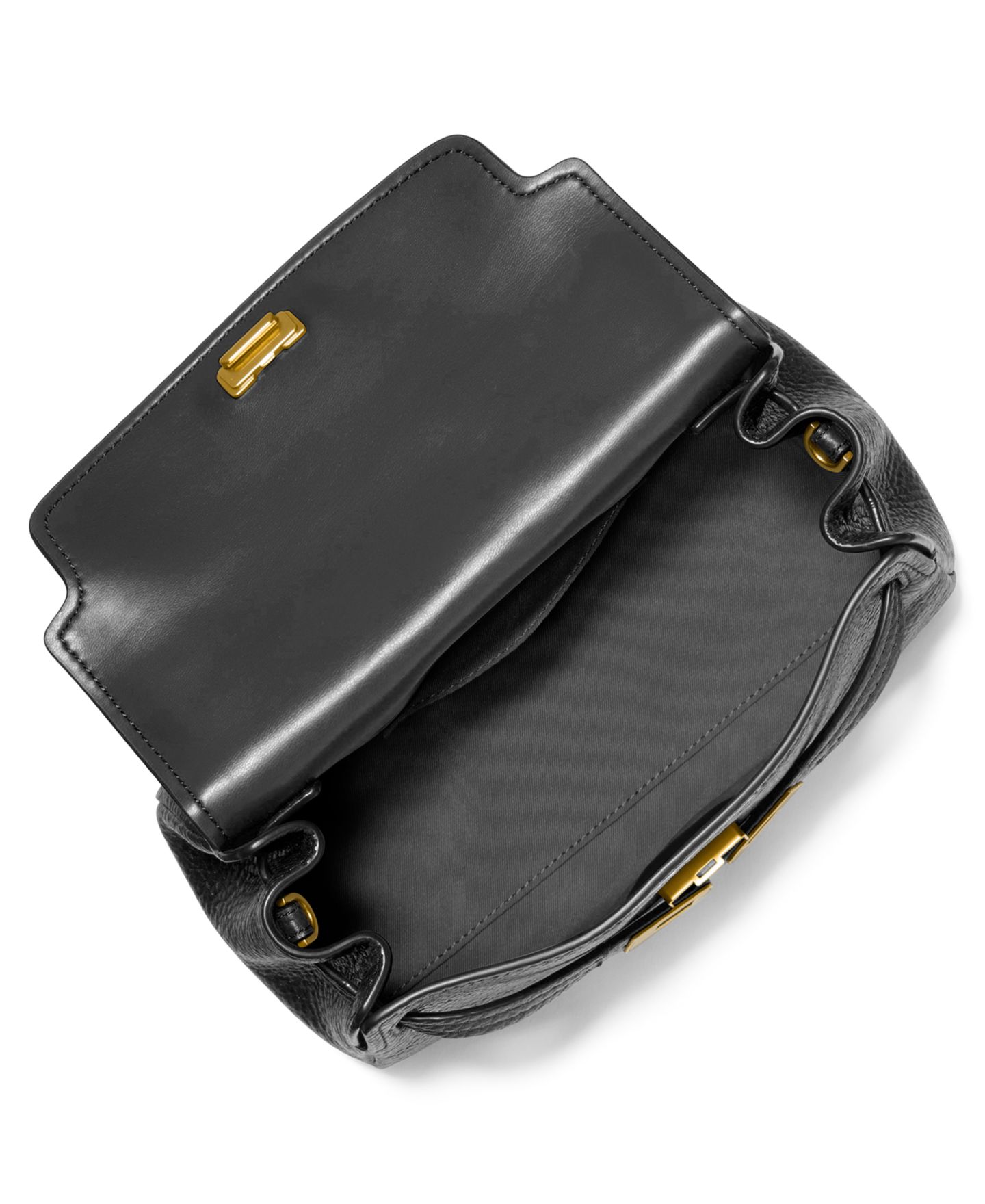 Женская сумка Michael Kors MICHAEL Hamilton Soft Extra-Small Crossbody Handbag, цвет: Чёрный — фото 4