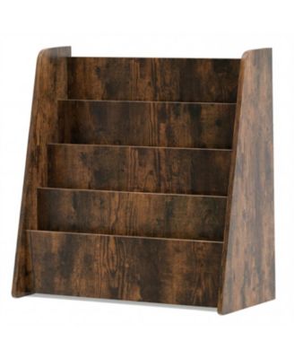 4 Tier Children Bookshelf for Bedroom Playroom and Nursery