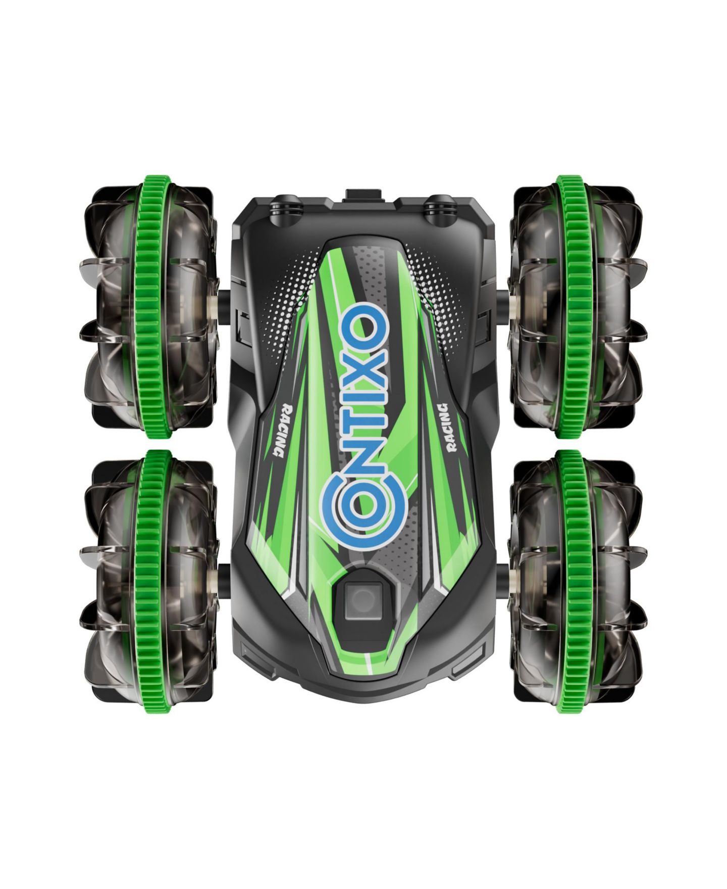 Детская игрушка Contixo AV1 4WD Amphibious RC Stunt Car with LED Lights, цвет: Зелёный — фото 11