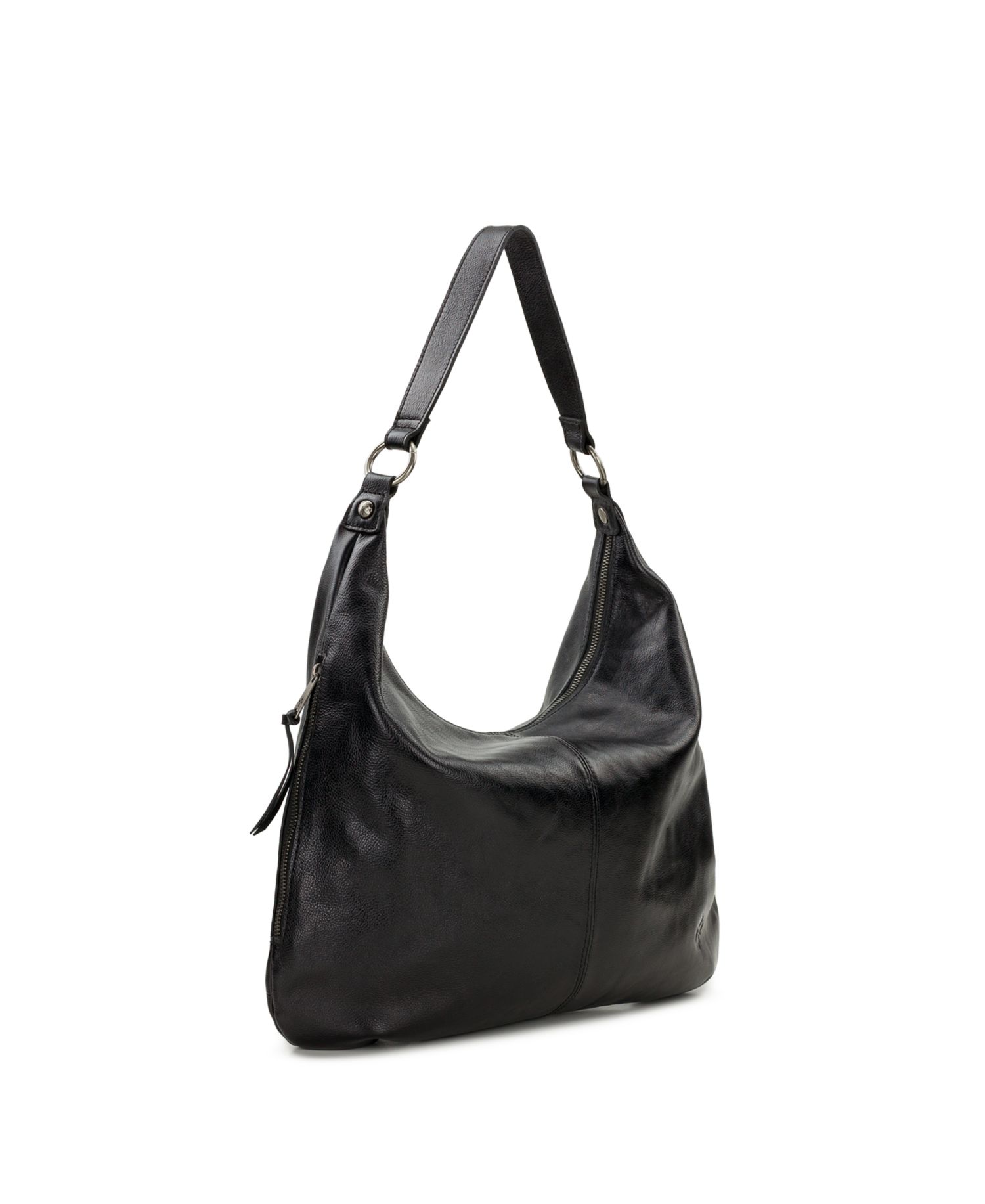 Esther Burned Edge Large Hobo Handbag