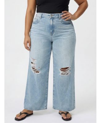 Women's Baggy High-Rise Wide-Leg Jean