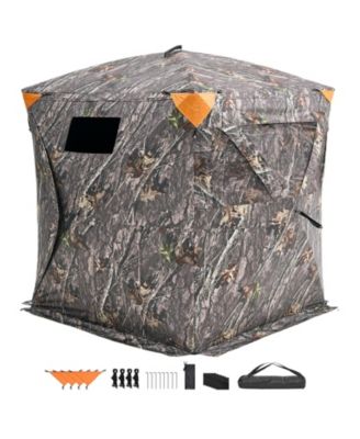 270degree(s) 2-3 Person Pop Up Deer Hunting Blind Tent with Carrying Bag and 3 Horizontal Windows