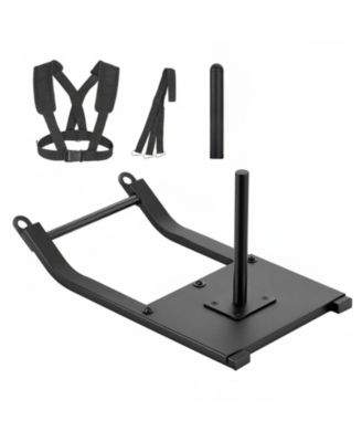 Compact Drag Training Sled Q235 Steel with Harness and Pulling Strap for Speed and Strength Work