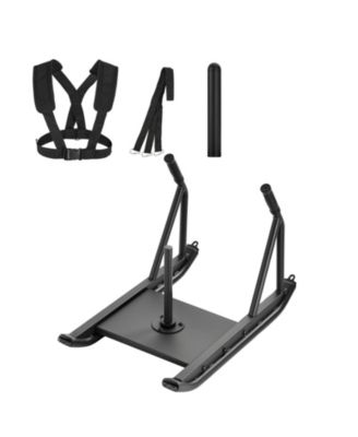 Dual-Mode Push and Drag Power Sled Q235 Steel with Handle for Speed and Strength Conditioning