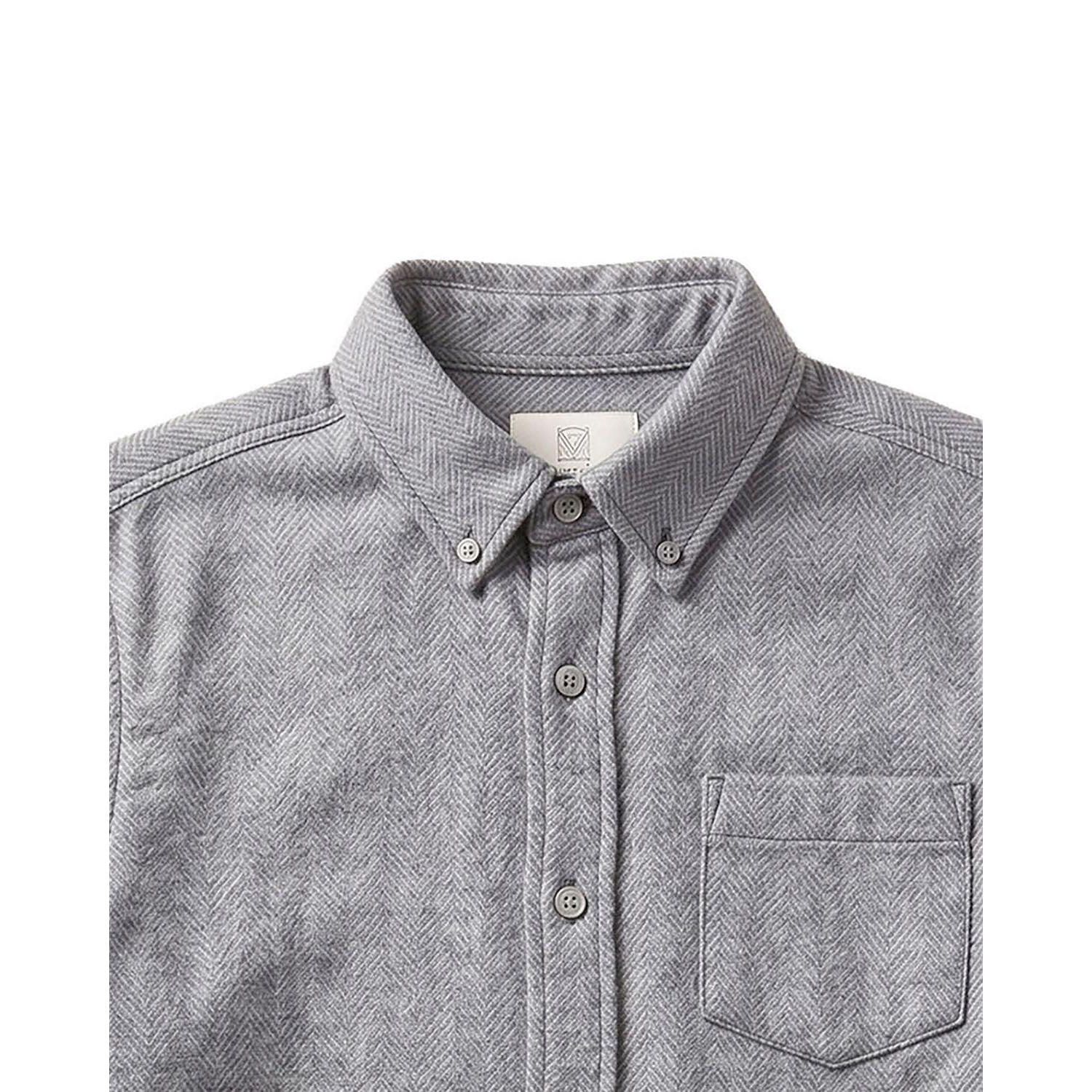 Little and Big Boys' XXS - XL Organic Long Sleeve Flannel Shirt