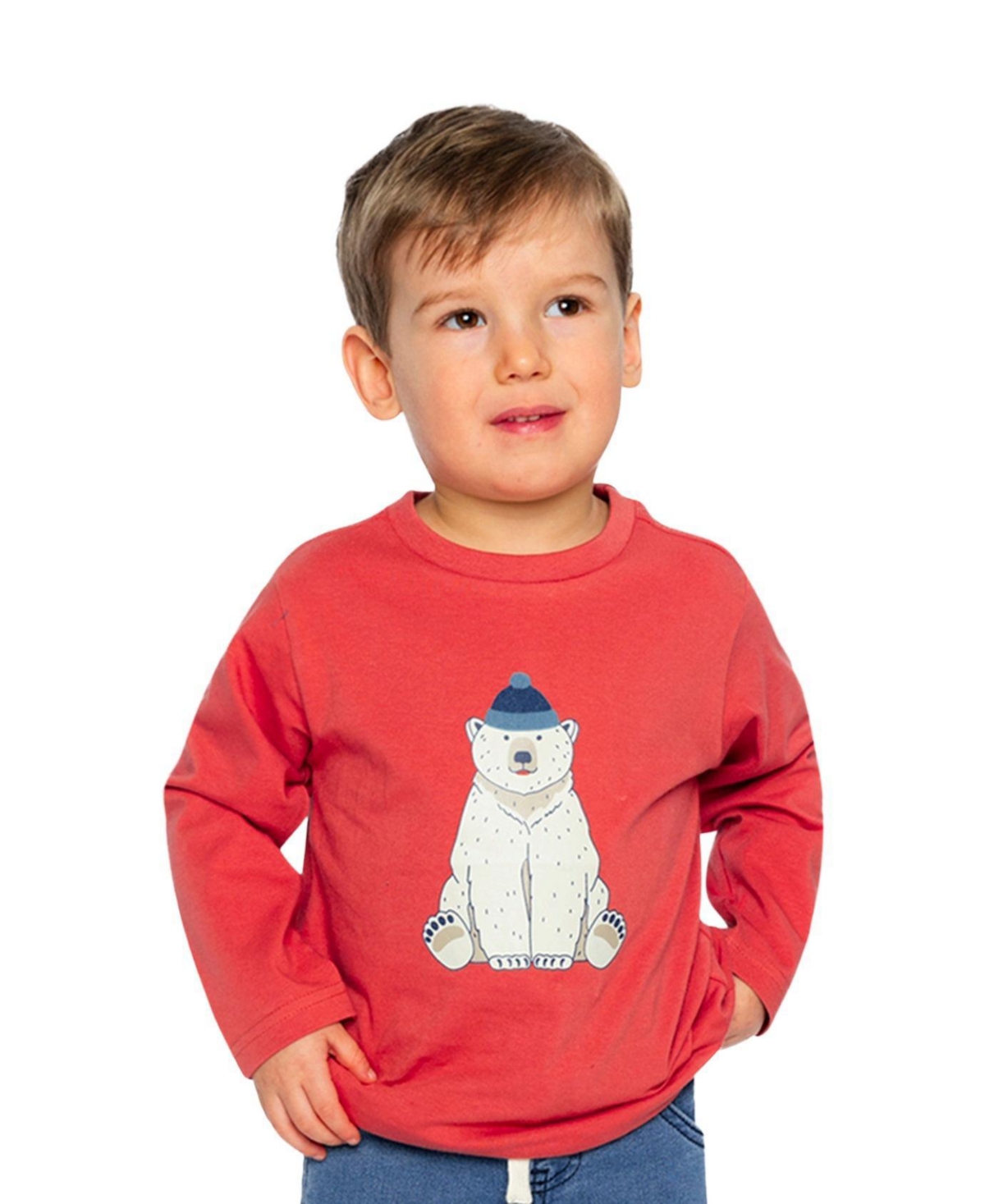 Deux par Toddler Boy 2T- 5T Long Sleeve Cotton T-Shirt