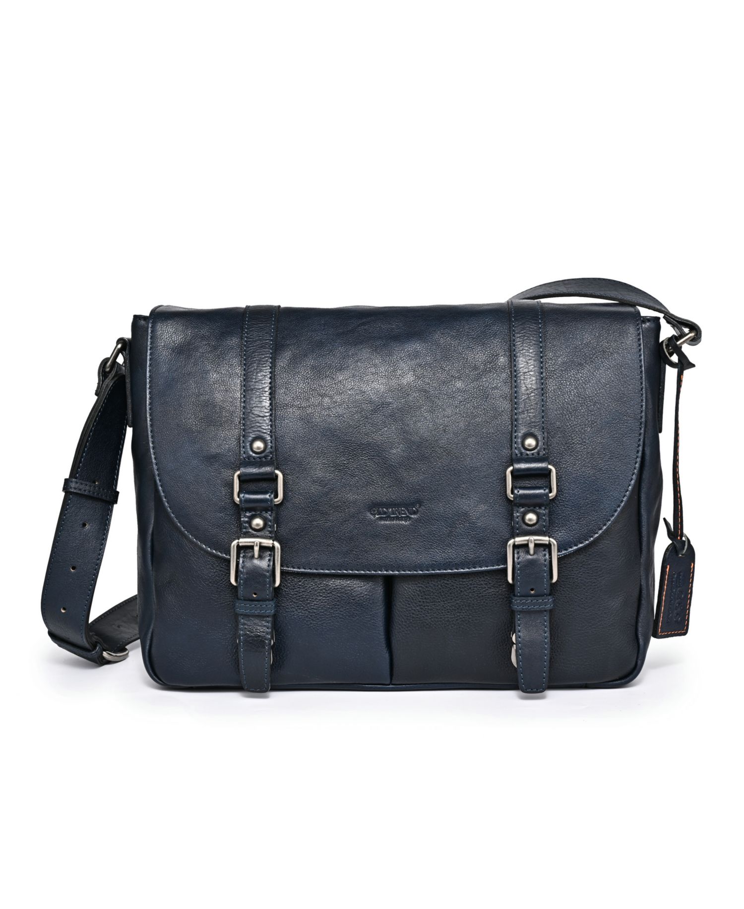 Moonlight Leather Messenger Bag