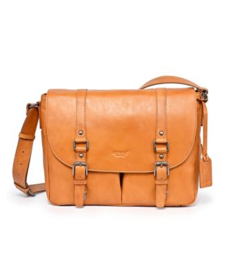Moonlight Leather Messenger Bag