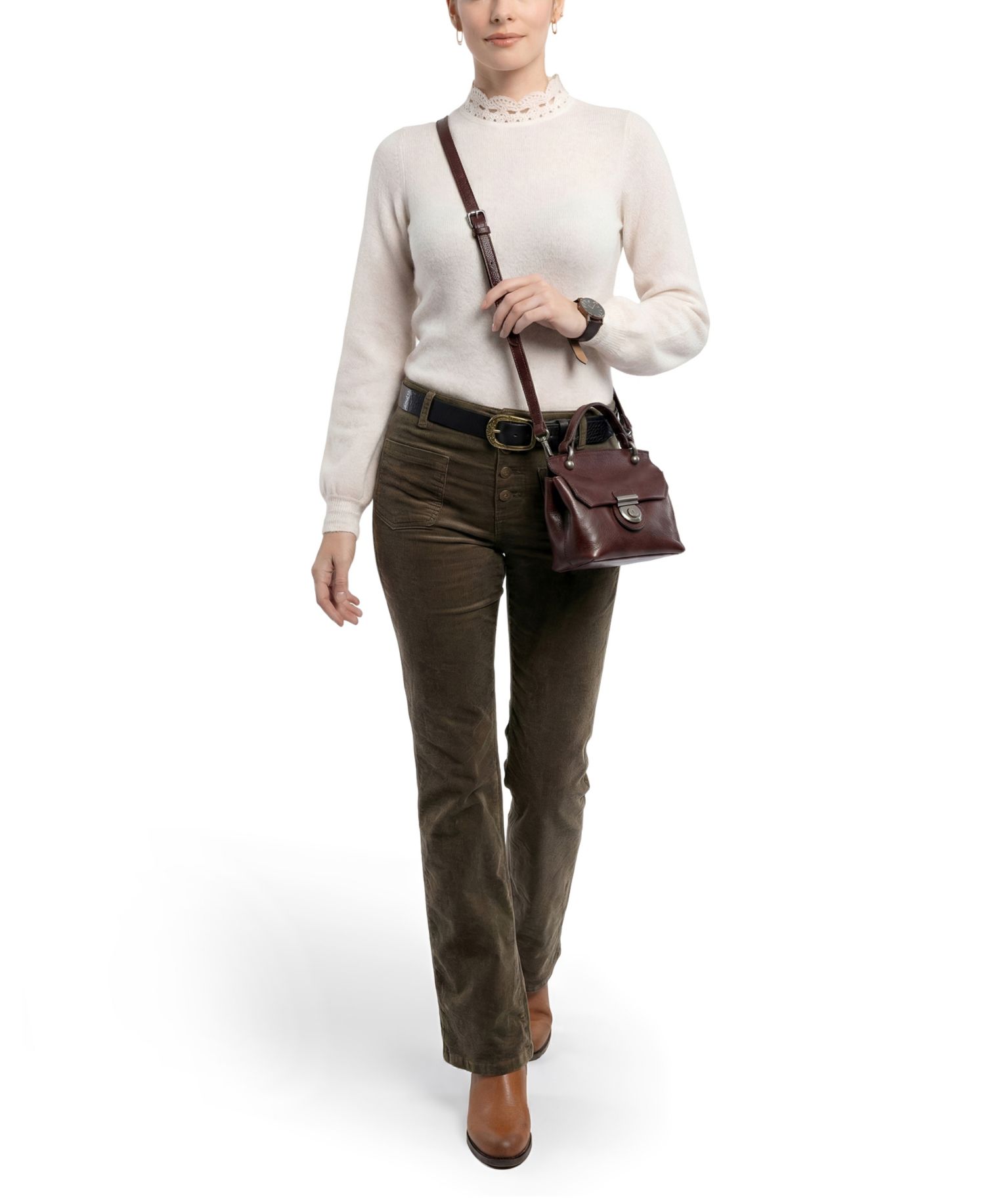Cypress Small Leather Crossbody Bag
