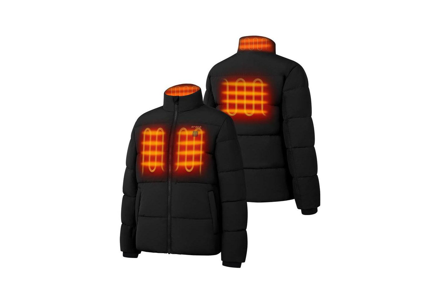 Kids Unisex S- XL ' 4-Zone Heated Down Jacket
