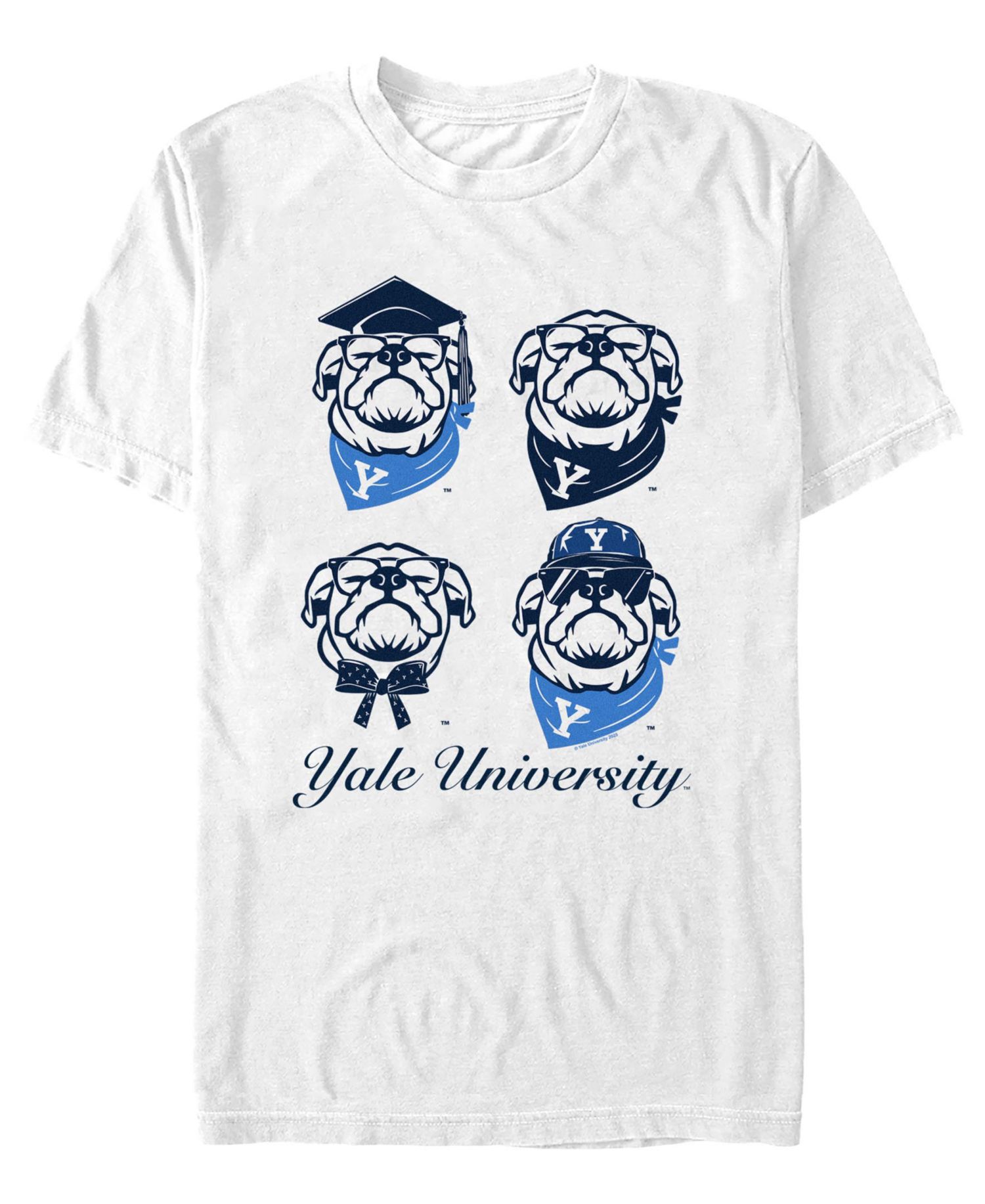 Men's Yale University Bulldogs Mascot Pop Art Graphic T-Shirt