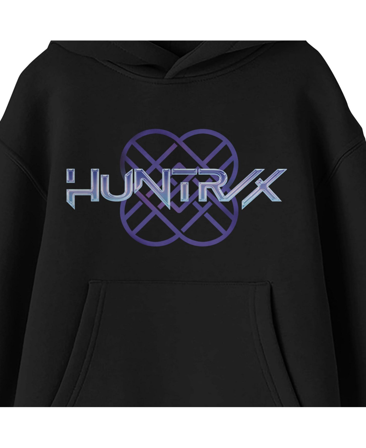 HuntrX Logo Shiny Glow Boys XS- XXL Long Sleeve Hoodie