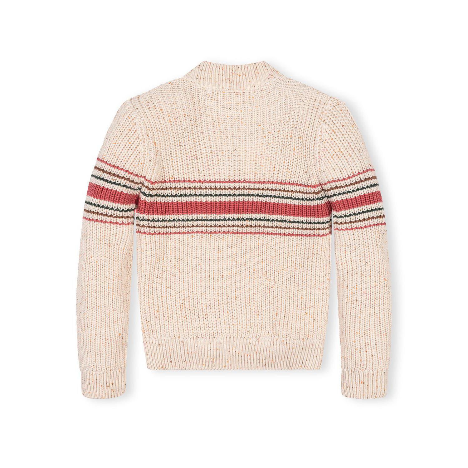 Little and Big Girls (XXS - L) Organic Mock Neck Sweater with Buttons
