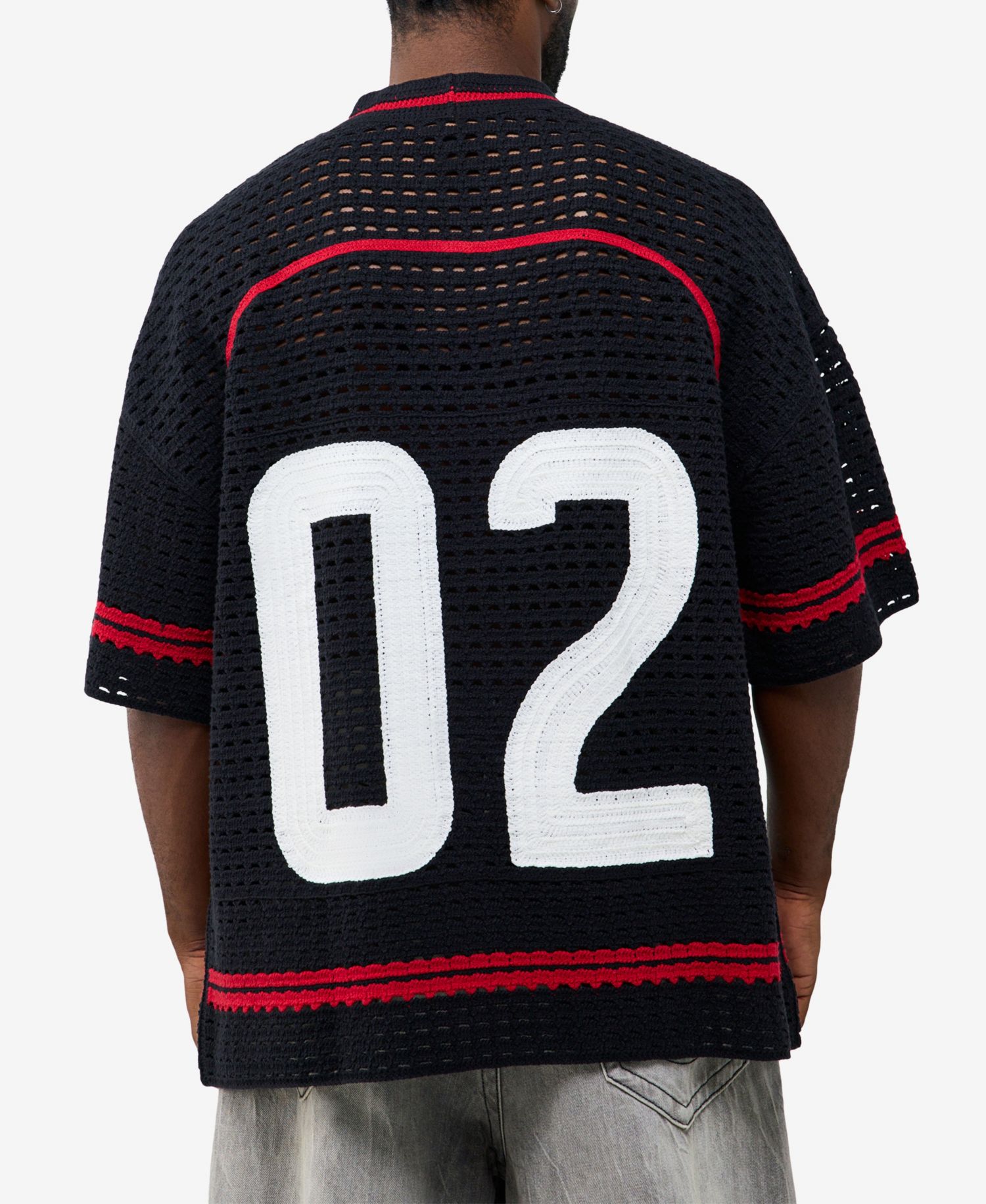 Men's Crochet Football Jersey