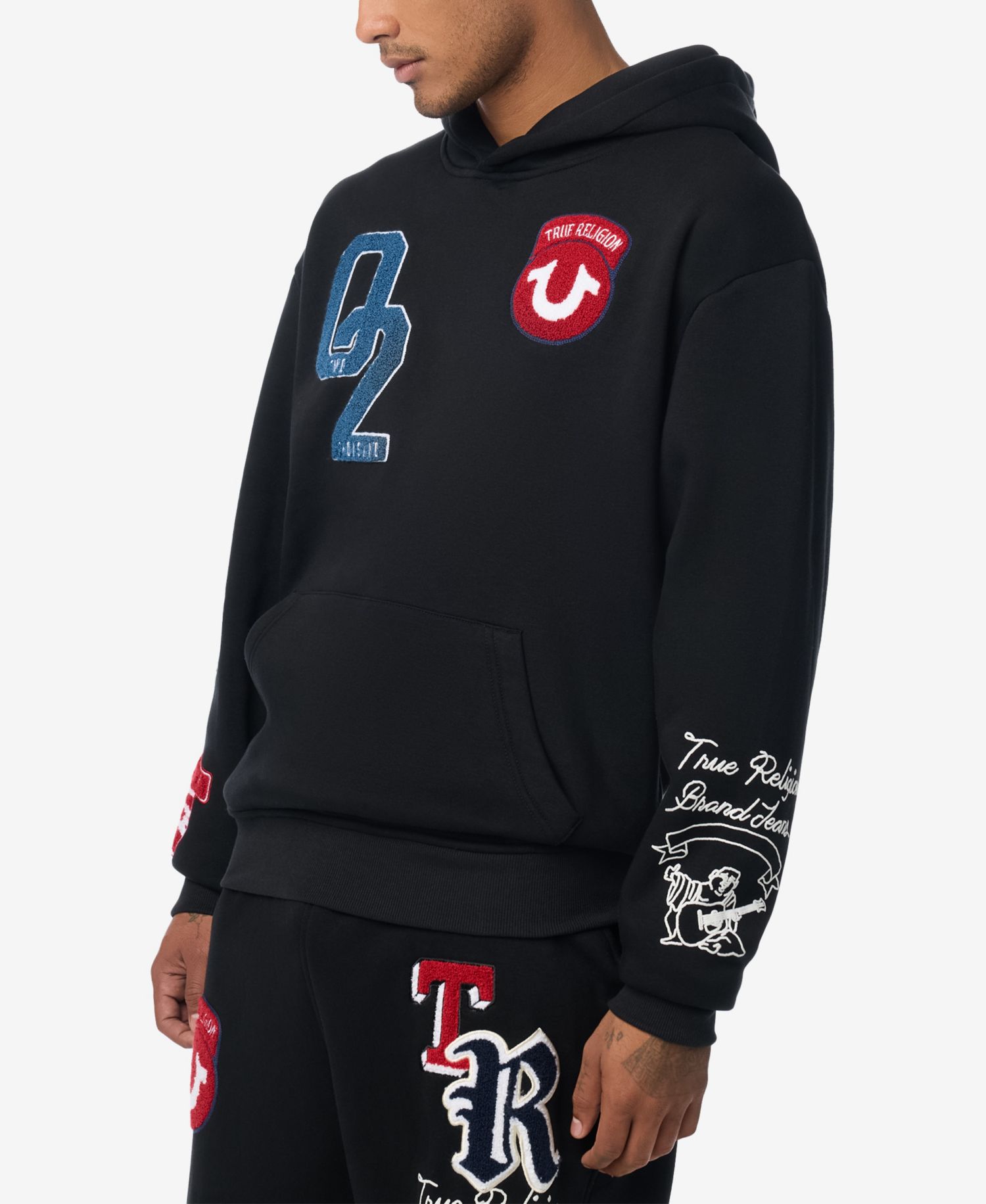 Men's Logo Patch Hoodie