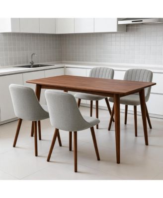 Modern Upholstered Dining Chairs Set of 4, Soft Padded Side Chairs Perfect for Kitchen, Dining Room, Living Room and Household Indoor Spaces