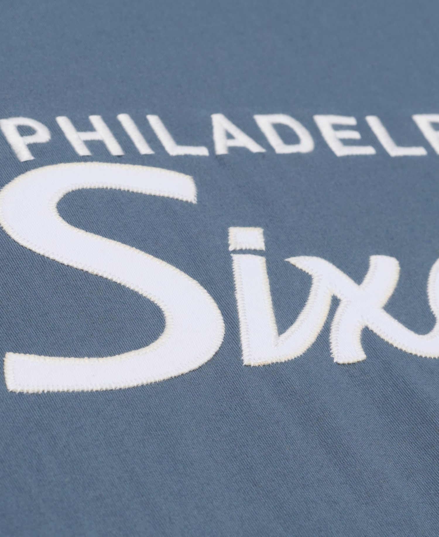 Men's Gray Philadelphia 76ers Thunderstorm Short Sleeve T-Shirt