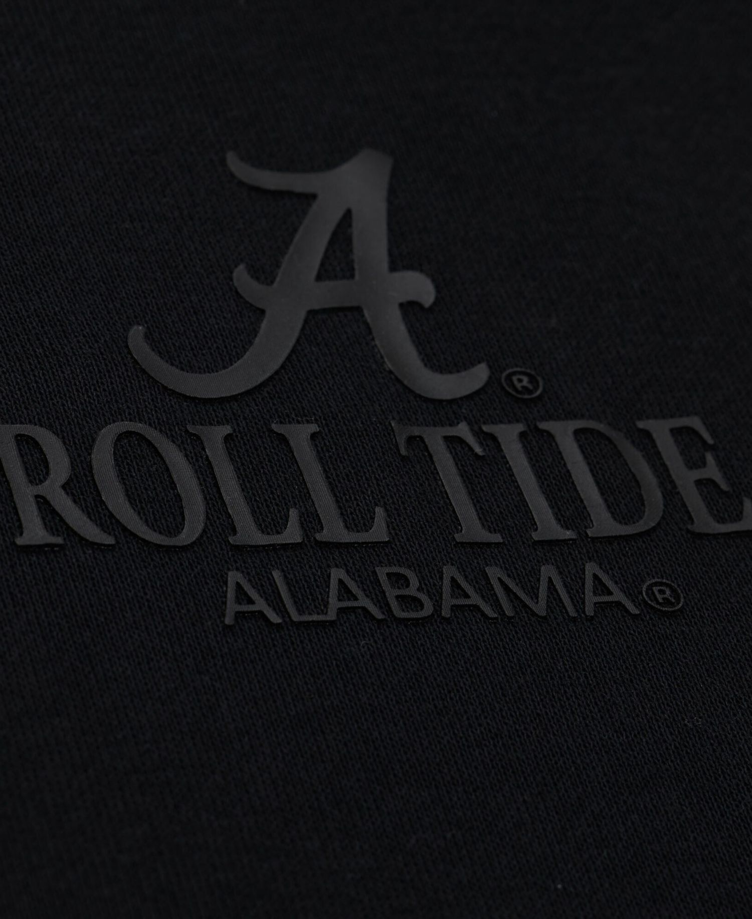 Men's Black Alabama Crimson Tide Monochrome Icon Fleece Hoodie