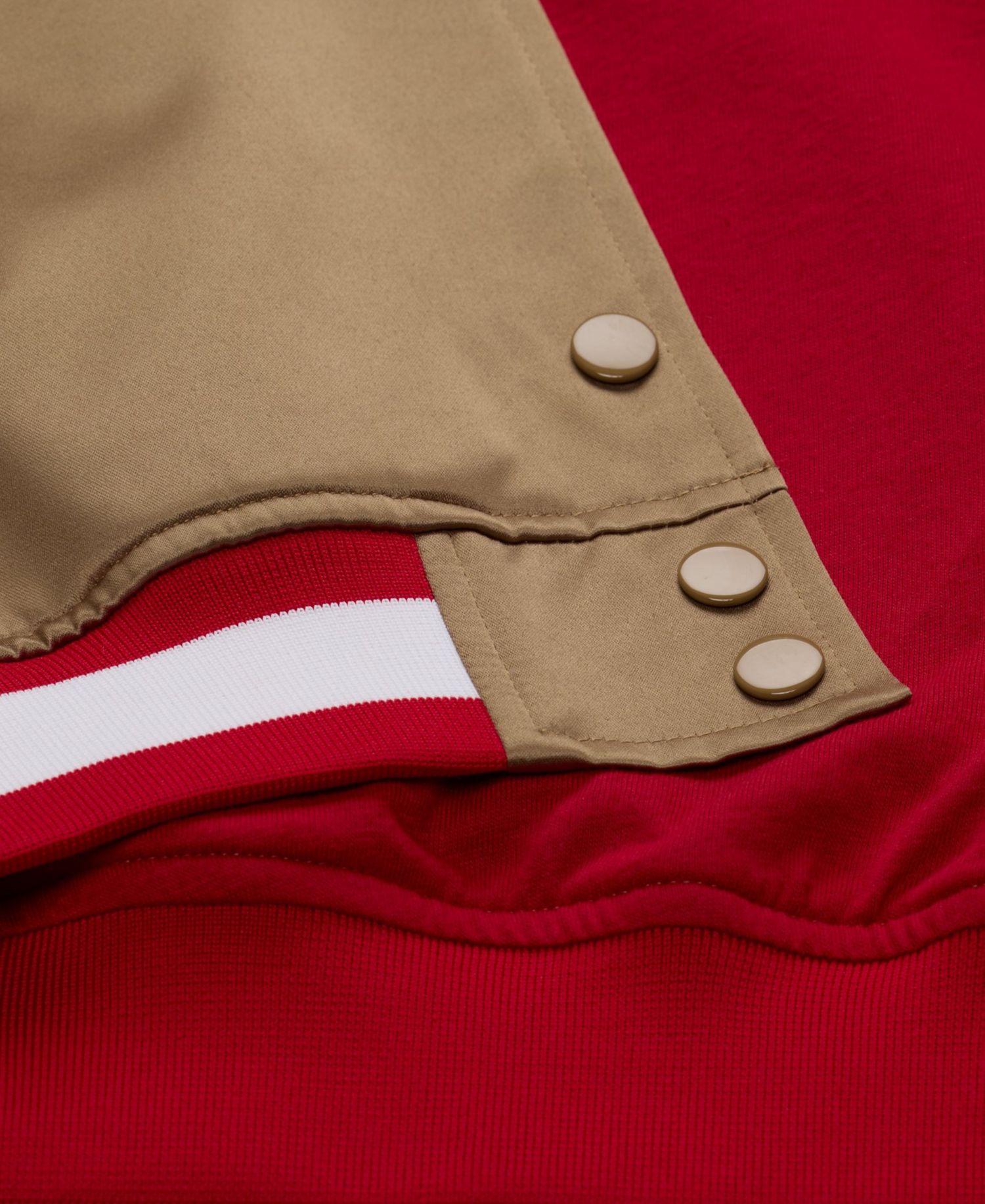 Women's San Francisco 49ers 80th Anniversary Satin Full-Snap Jacket