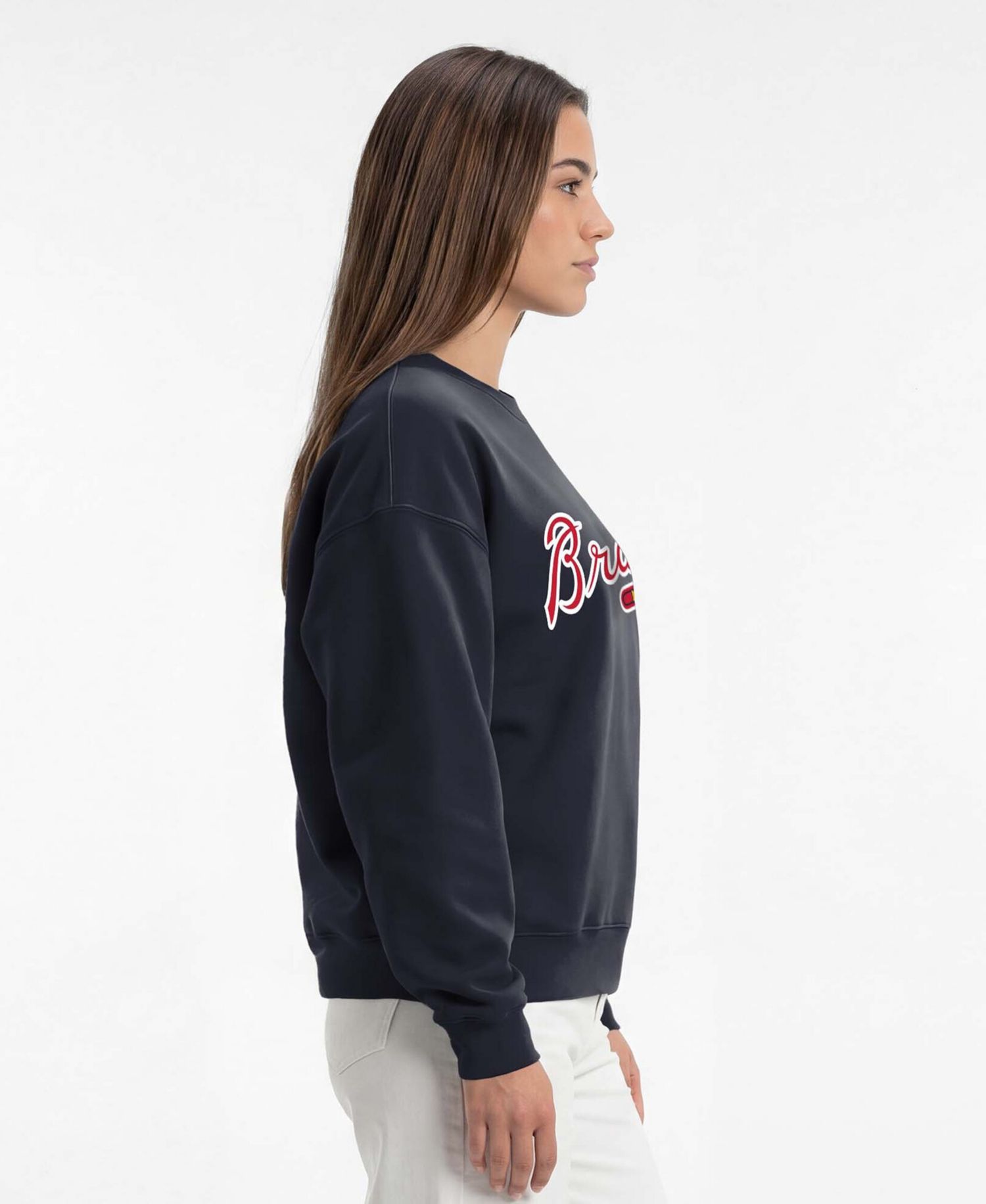 Women's Atlanta Braves All-Star Relaxed-Fit Crew Neck Sweatshirt