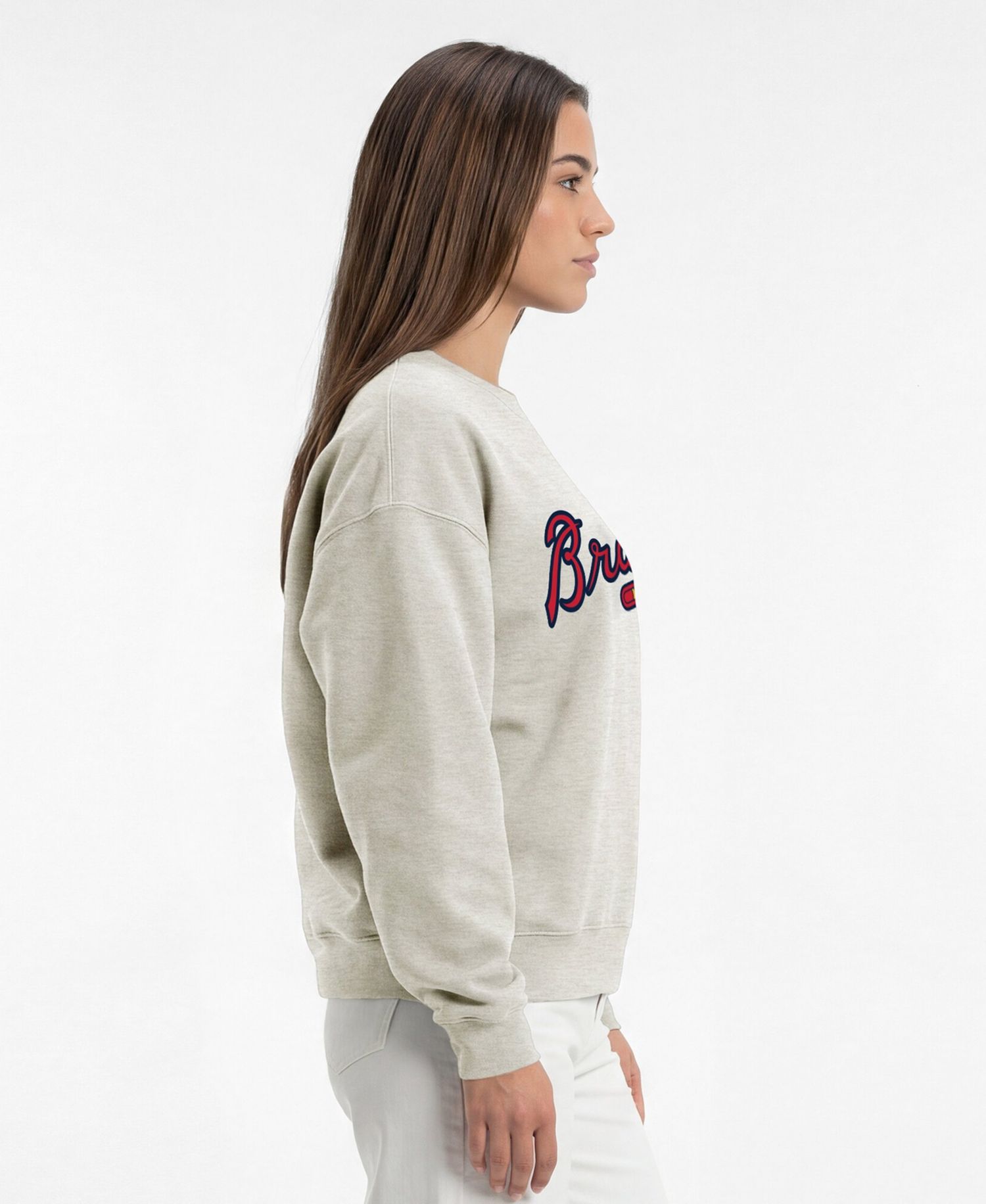 Women's Atlanta Braves All-Star Relaxed-Fit Midweight Sweatshirt