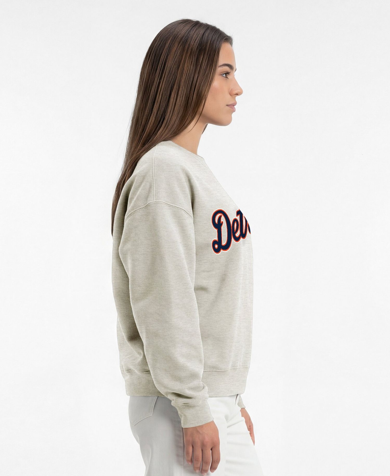 Women's Detroit Tigers All-Star Relaxed-Fit Dropped-Shoulder Sweatshirt