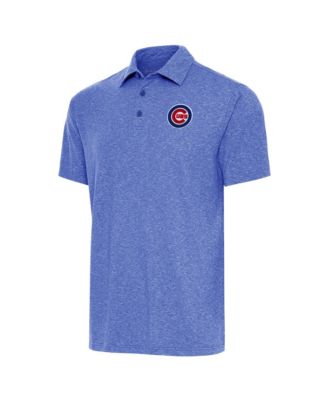 Men's Heather Royal Chicago Cubs Par Polo Shirt