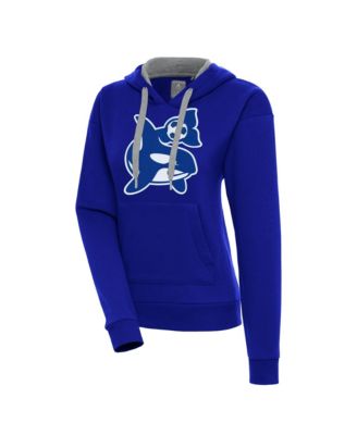 Women's Seattle Sounders FC Orca Logo Kangaroo-Pocket Pullover Hoodie