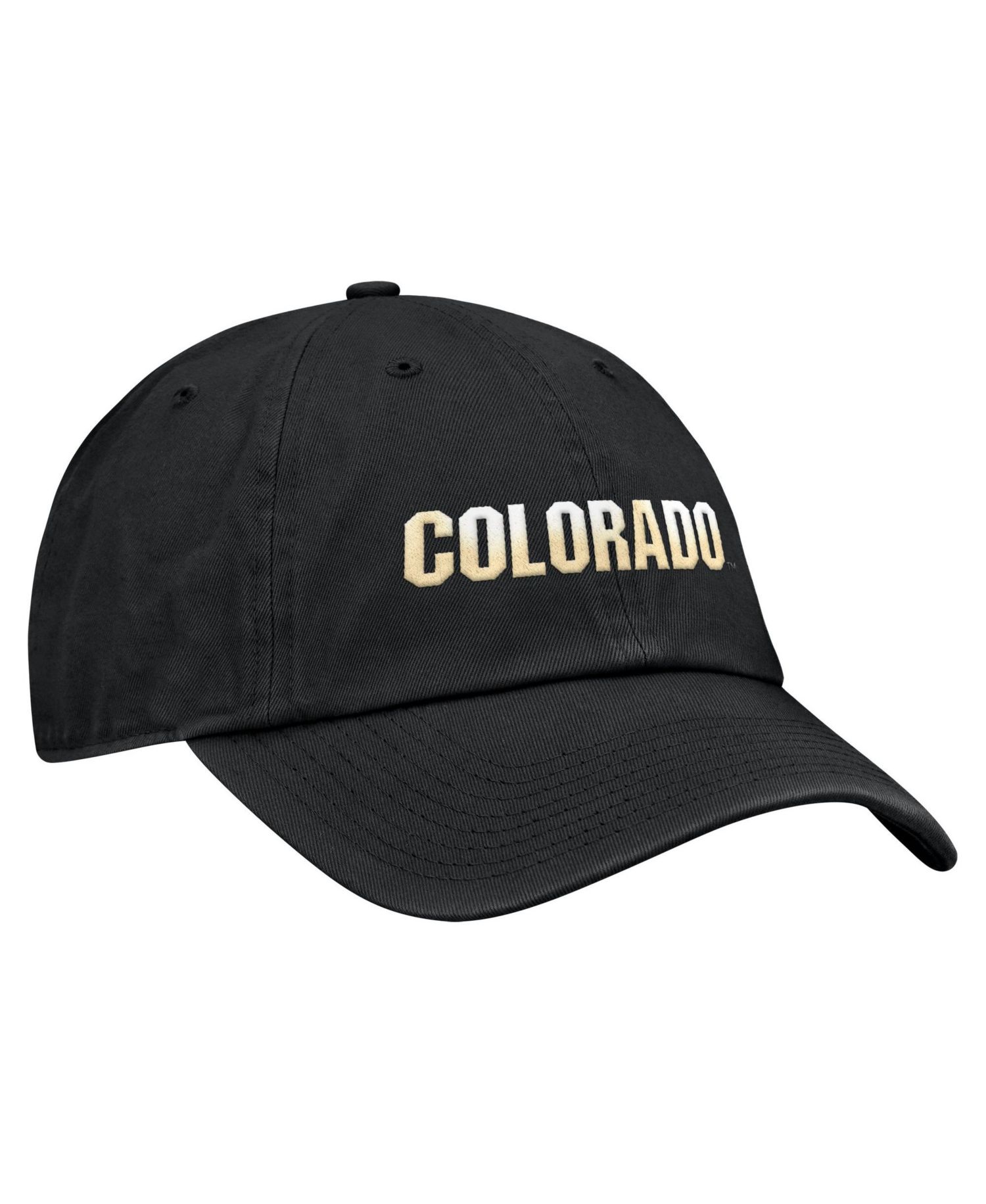 Men's Black Colorado Buffaloes Club Adjustable Hat