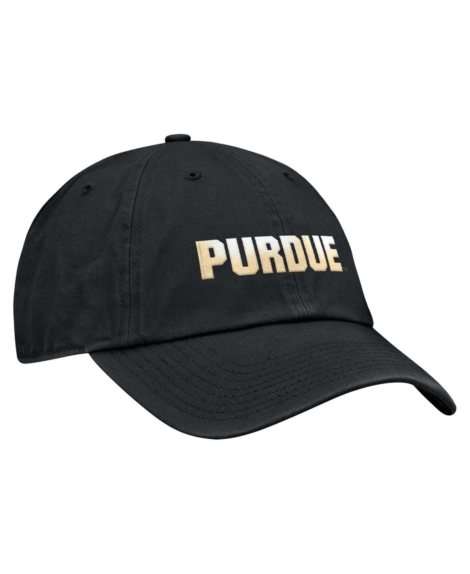 Men's Black Purdue Boilermakers Club Adjustable Hat