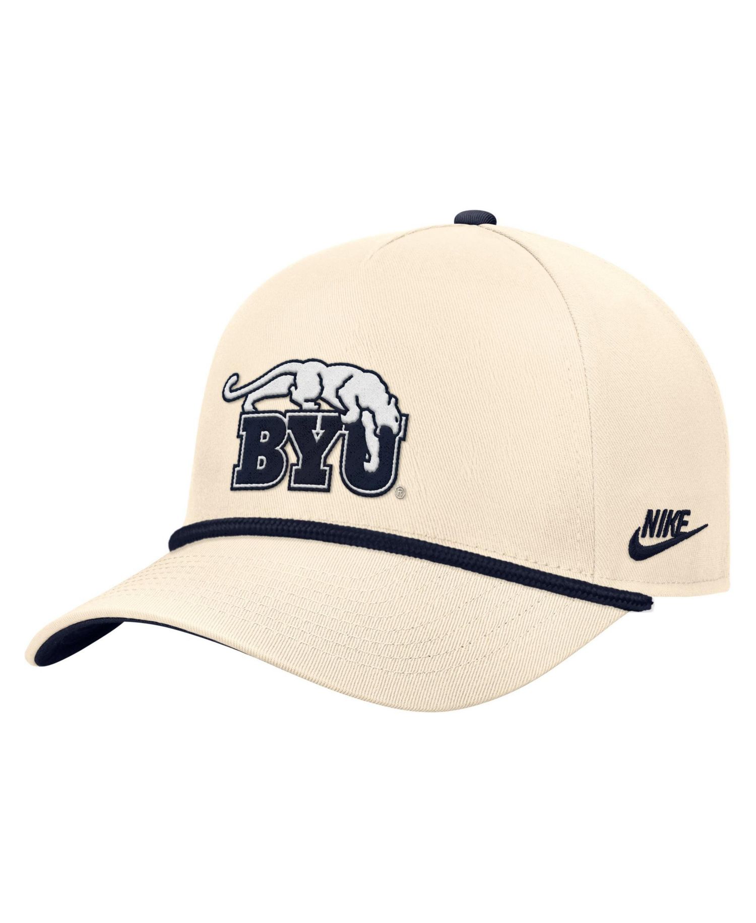 Men's Natural BYU Cougars Vintage Rope Rise Adjustable Hat