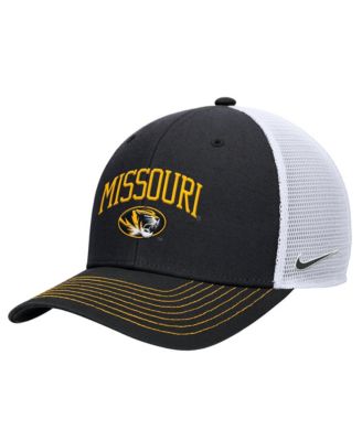 Men's Black Missouri Tigers Rise Adjustable Trucker Hat