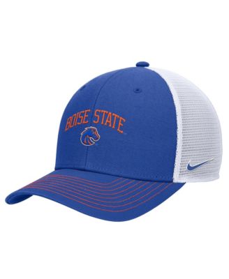 Men's Royal Boise State Broncos Rise Adjustable Trucker Hat