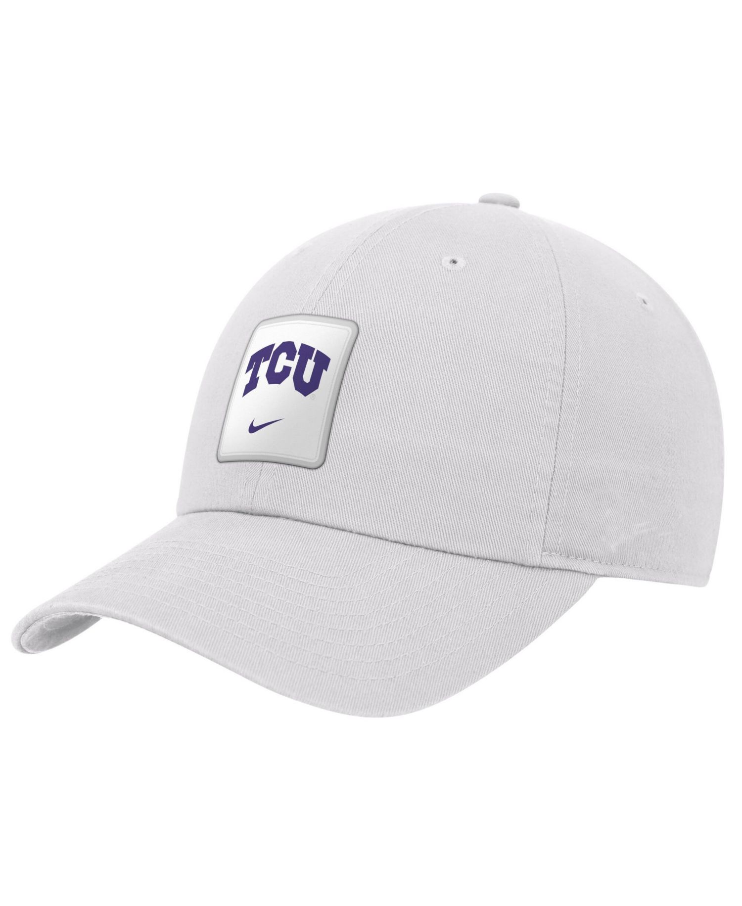 Men's White TCU Horned Frogs 2026 On-Field Club Adjustable Hat
